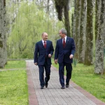 Georg Bush og Vladimir PUtin